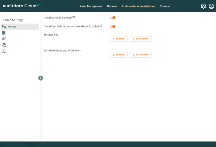 Auditdata Cloud Configuration